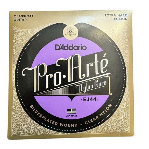 D'Addario Pro-Arte Classical Guitar Strings EJ44 Nylon Core Extra-Hard Tension - Picture 1 of 3